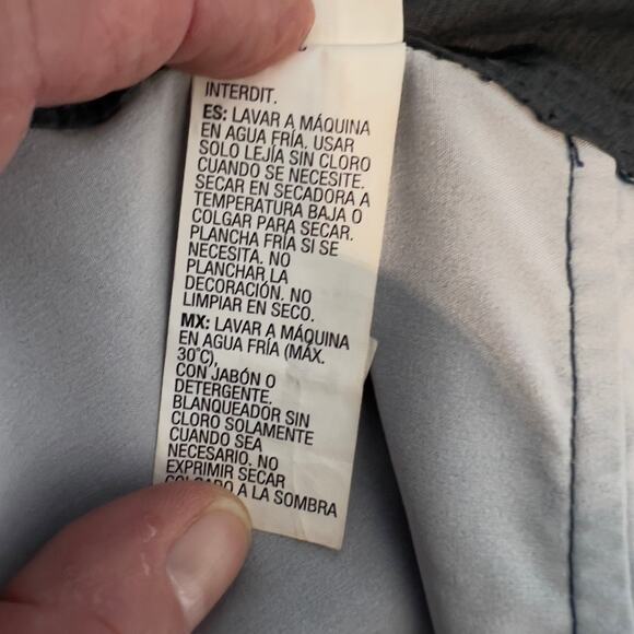 Quiksilver Bathing Suit Men 38W Side Pocket Hook/Loop Fly String Swim Beach Blue - Picture 15 of 16